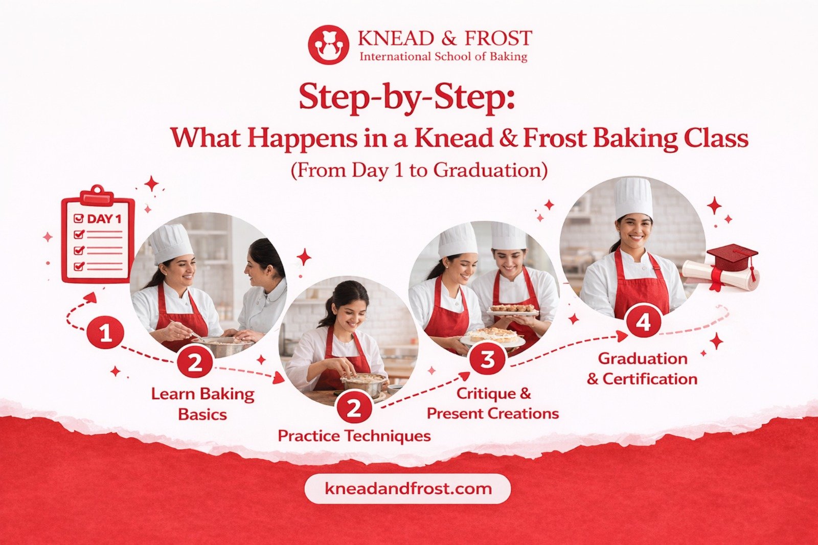 Step-by-Step: What Happens in a Knead & Frost Baking Class (From Day 1 to Graduation)