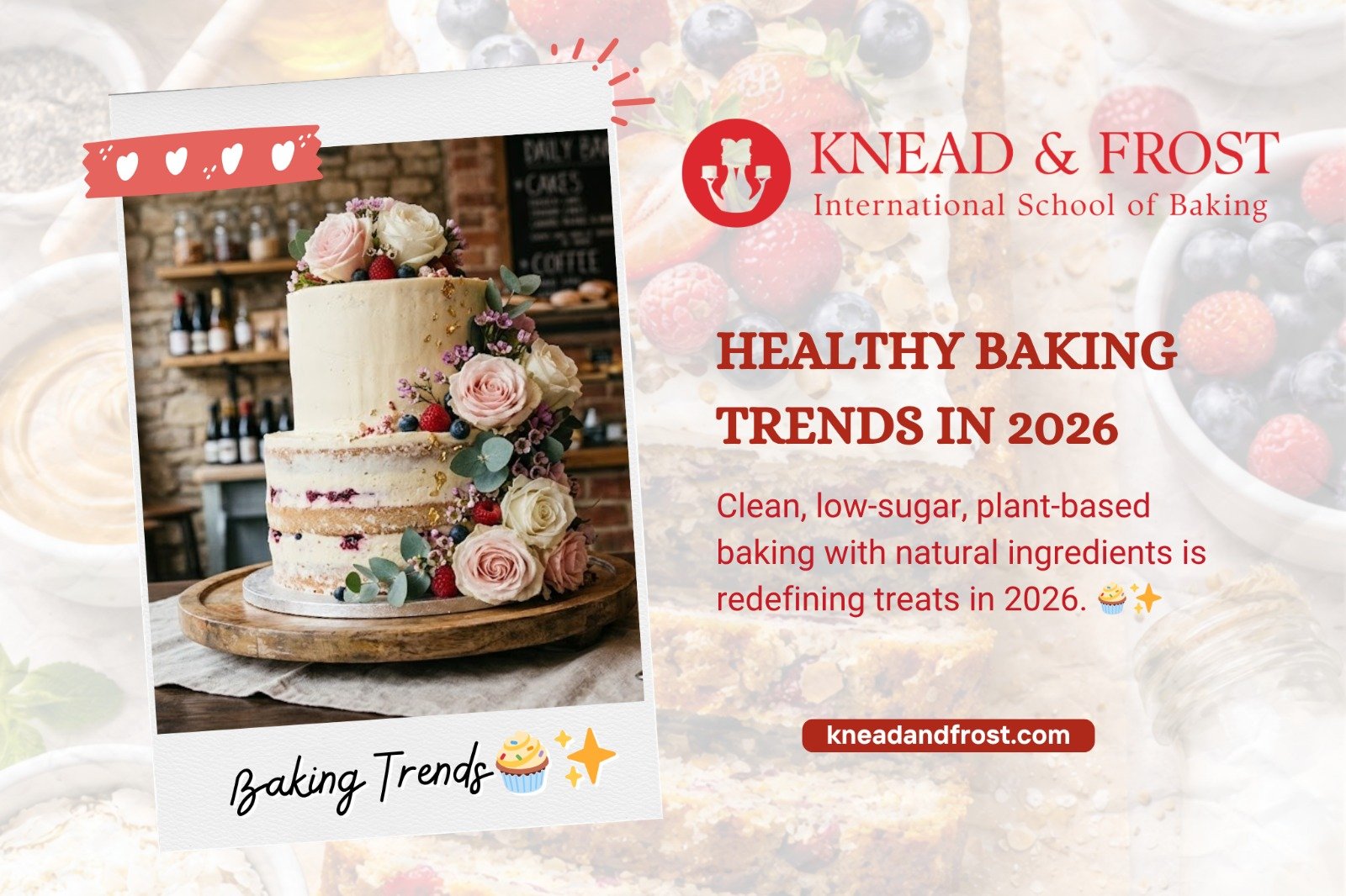 Healthy Baking Trends in 2026: Gluten-Free, Vegan & Sugar-Free Baking Explained